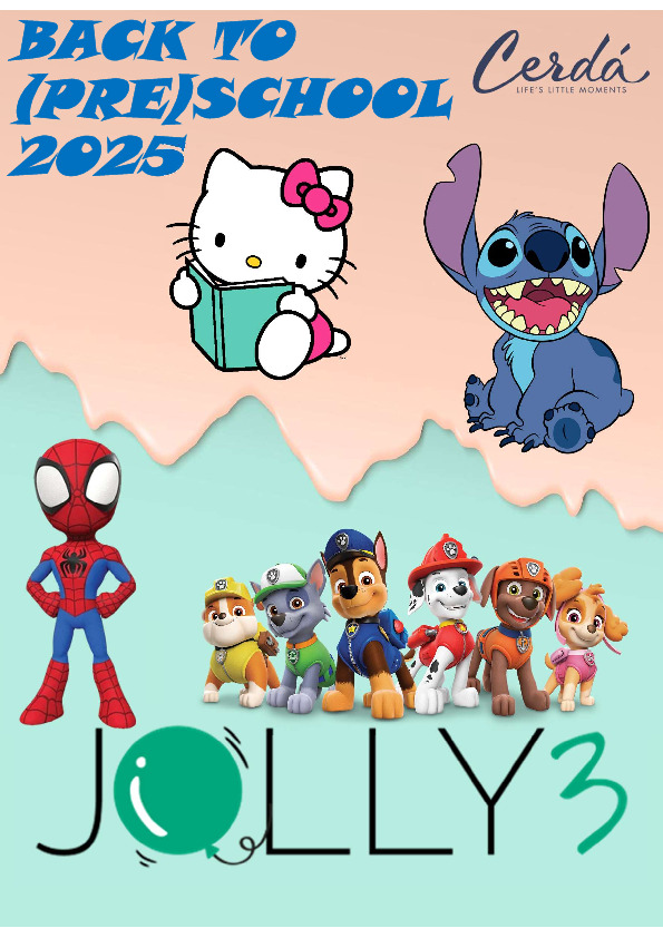 BACK TO PRE SCHOOL 2025 - LICENZE DISNEY 