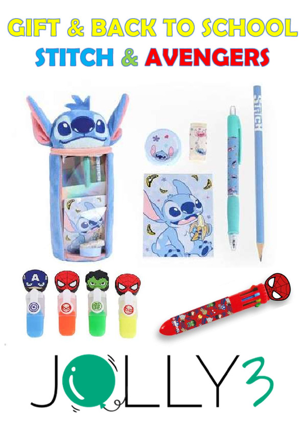 GIFT & BACK TO SCHOOL STITCH - AVENGERS