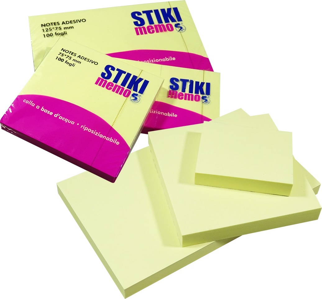CF 12 STIKI MEMO GIALLO 50X40 