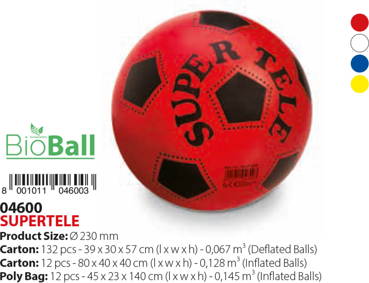 PALLONE SUPERTELE BIO