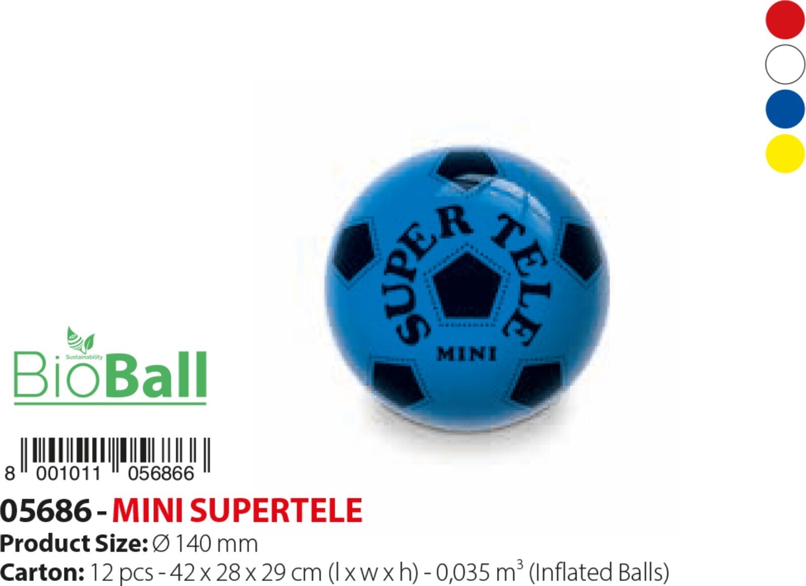PALLONE MINI SUPERTELE D 140