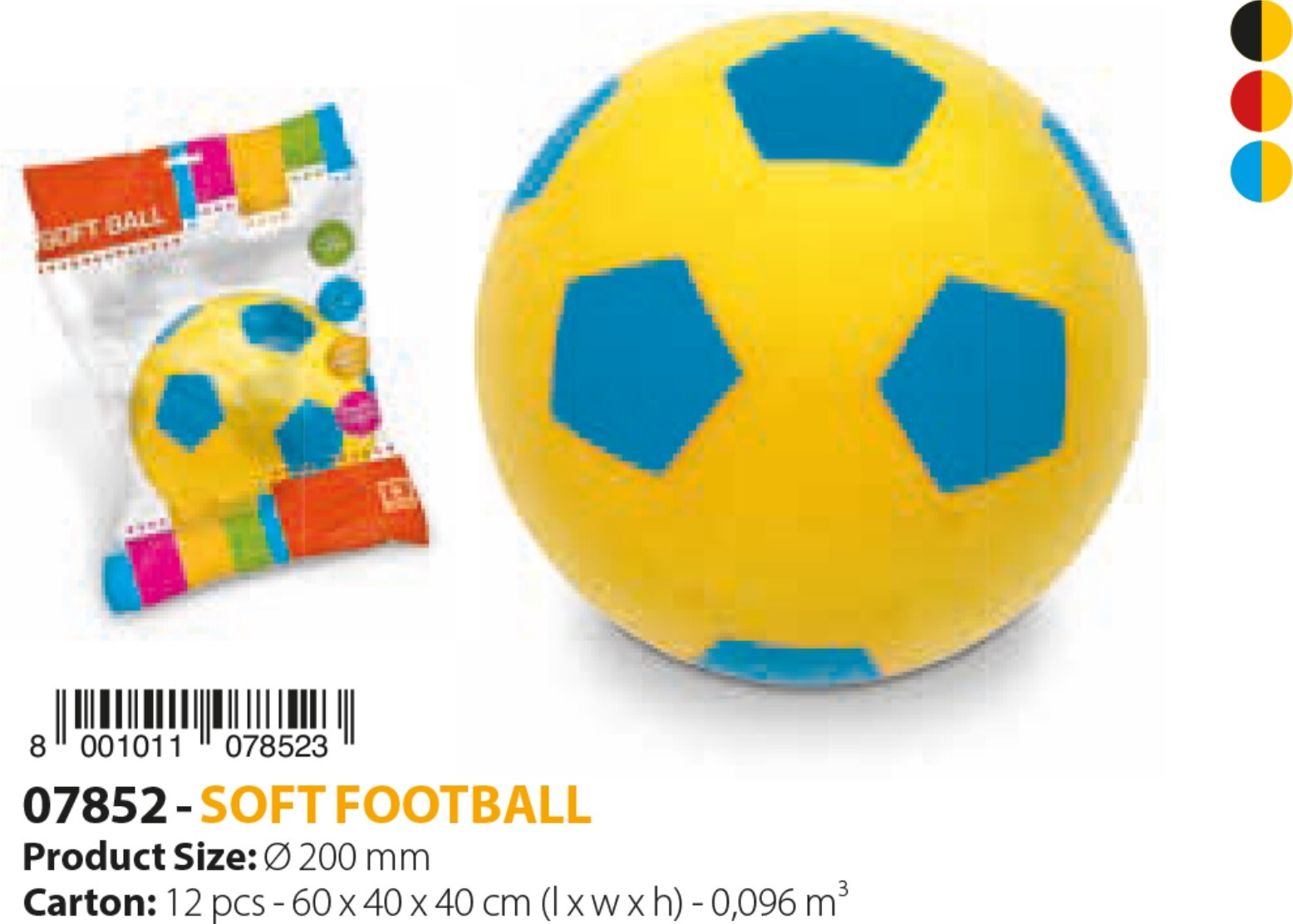 PALLONE SOFT BALL DIAM. 200