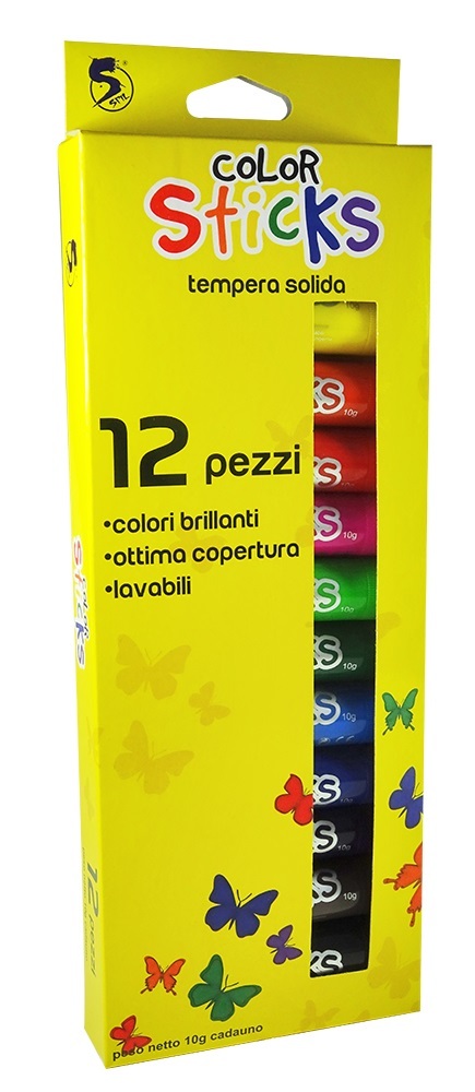 TEMPERA SOLIDA 12PZ