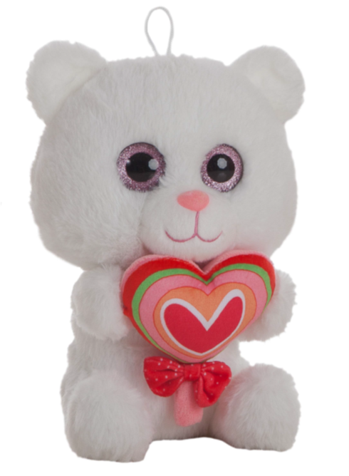 PELUCHE ASSORTITI  CON CUORE  26CM      