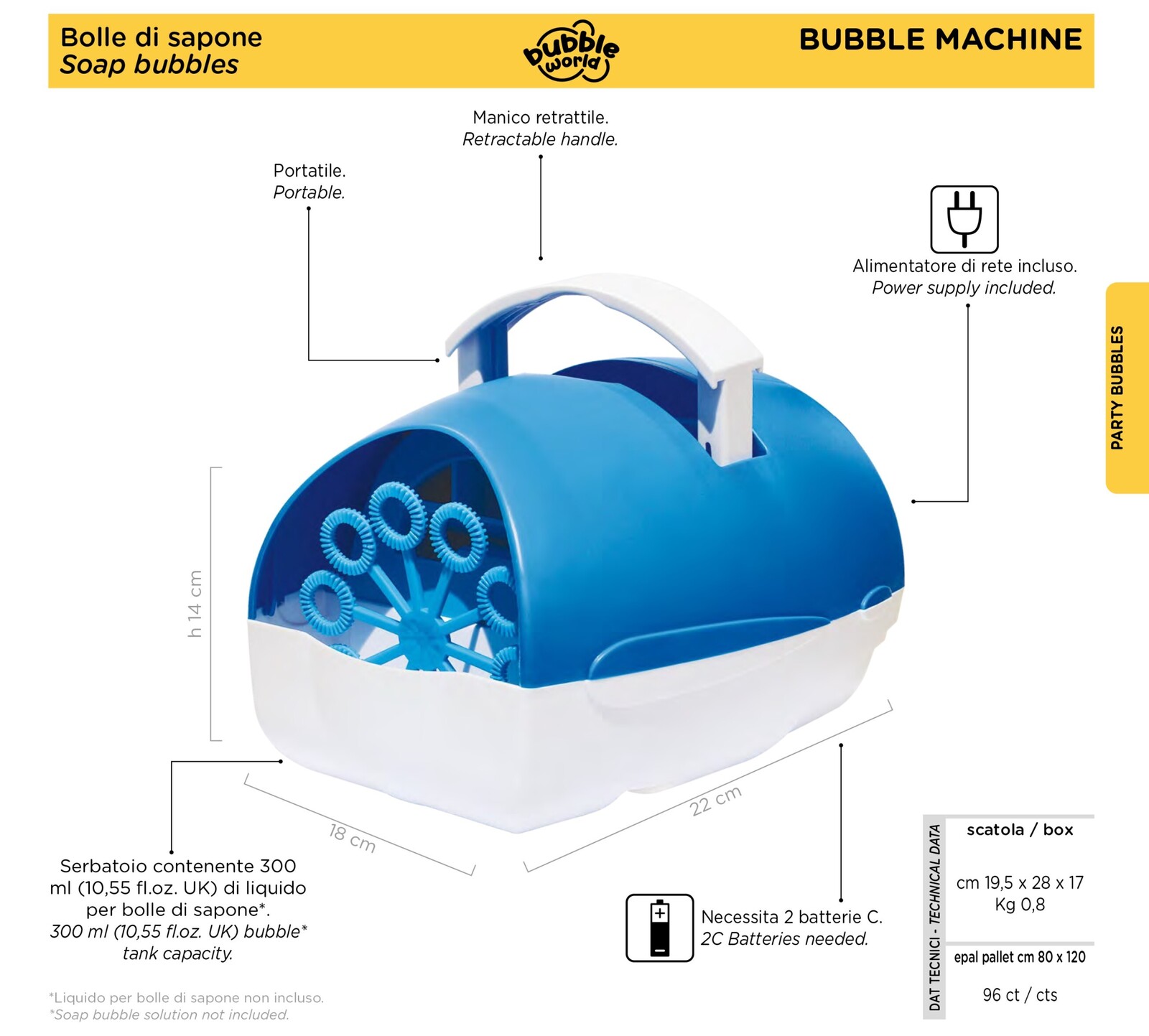 BUBBLE  MACHINE 