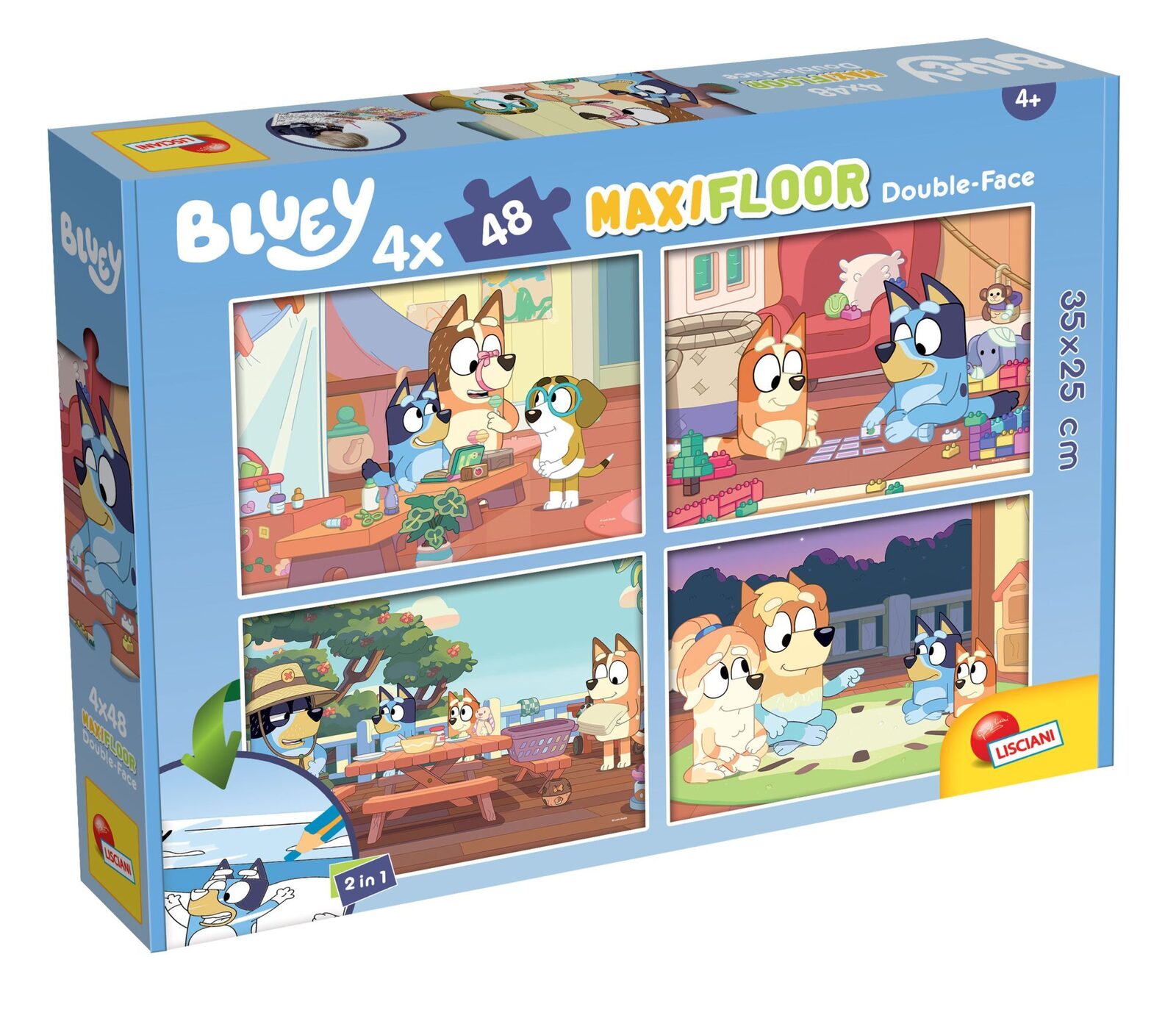 BLUEY  PUZZLE DF MAXI FLOOR 4 X48