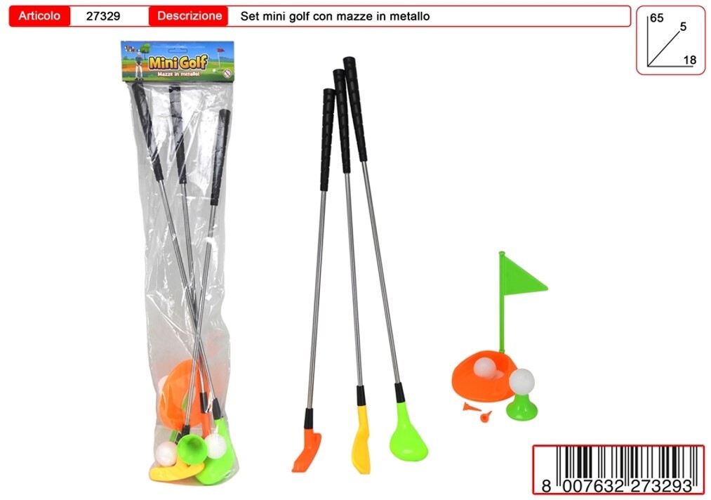 SET GOLF IN METALLO