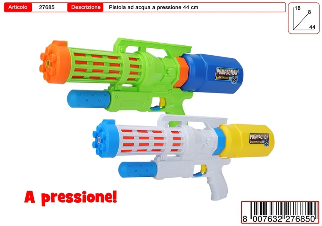 PISTOLA AD ACQUA A PRESSIONE 44CM
