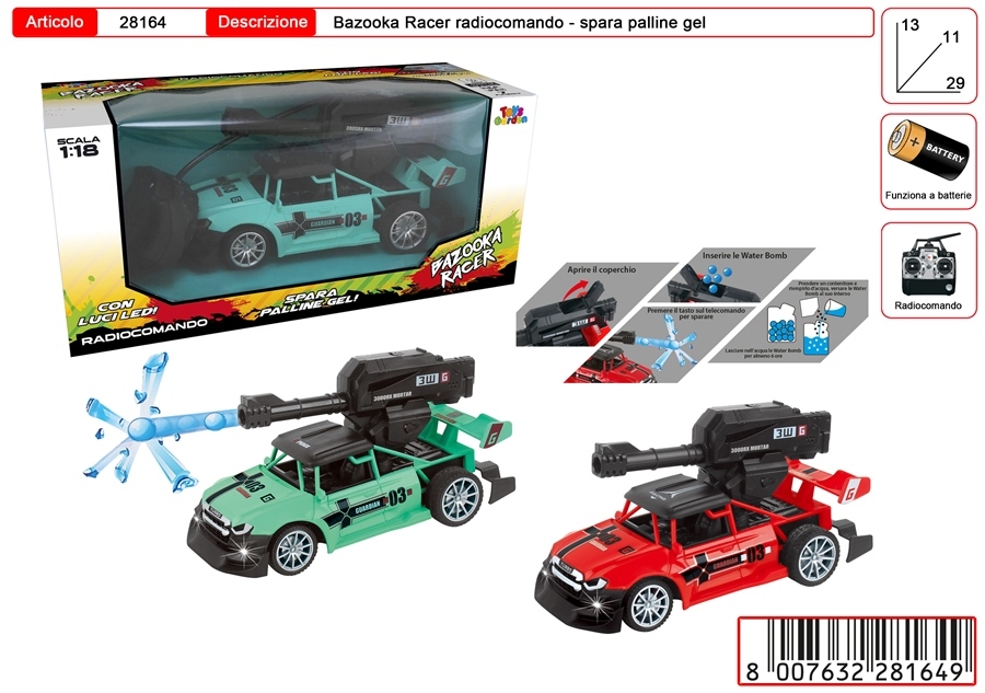 AUTO 1:18 RC FUNZIONI