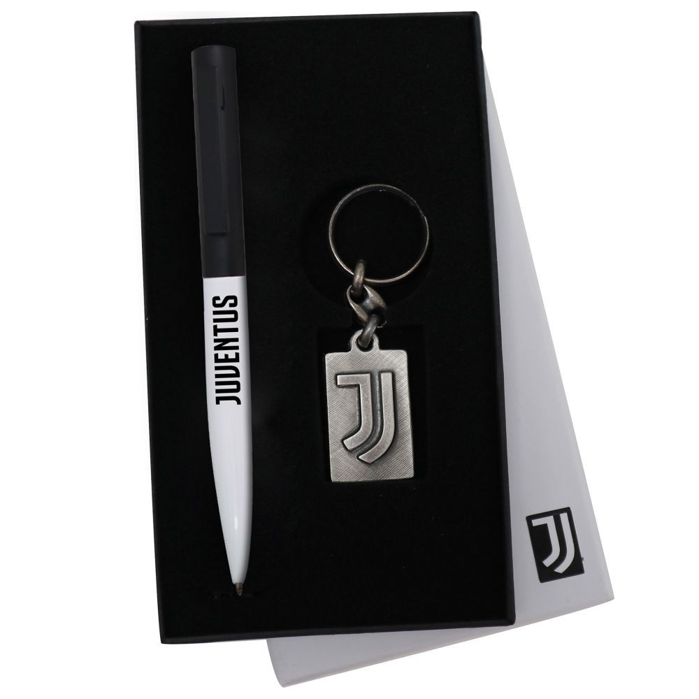 SET PENNA IN METAL P/CHIAVI JUVENTUS