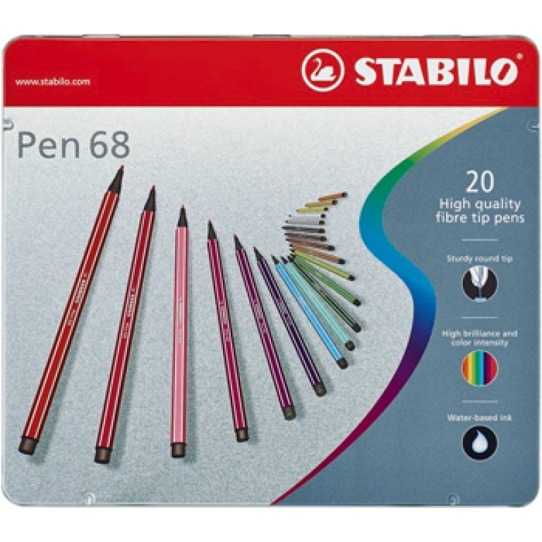 PENNARELLI STABILO PEN 68 20 COL