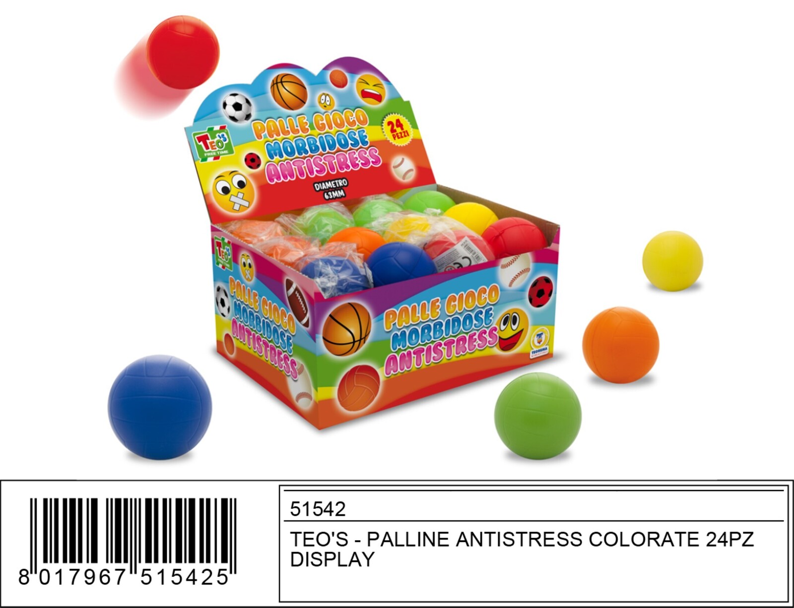 PALLINE ANTISTRESS COL. CF 24