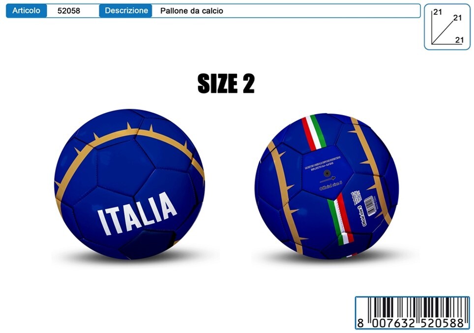 PALLONE DA CALCIO SIZE 2