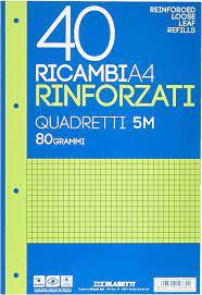 RICAMBIO RINF A5 80 GR 40F 5M