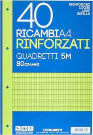 RICAMBIO RINF A5 80 GR 40F 5M