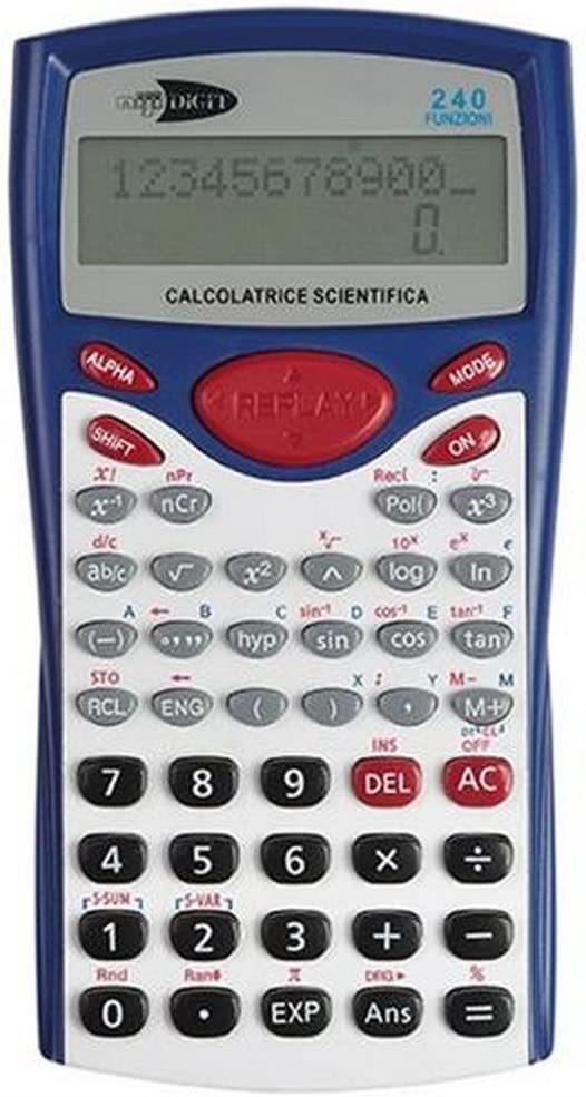 CALCOLATRICE SCIENTIFICA 10+2 CIFRE