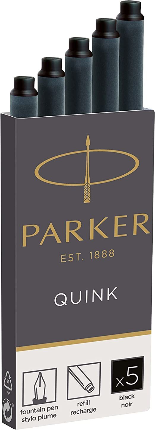 CARTUCCIA STILO PARKER 5PZ. NERO  