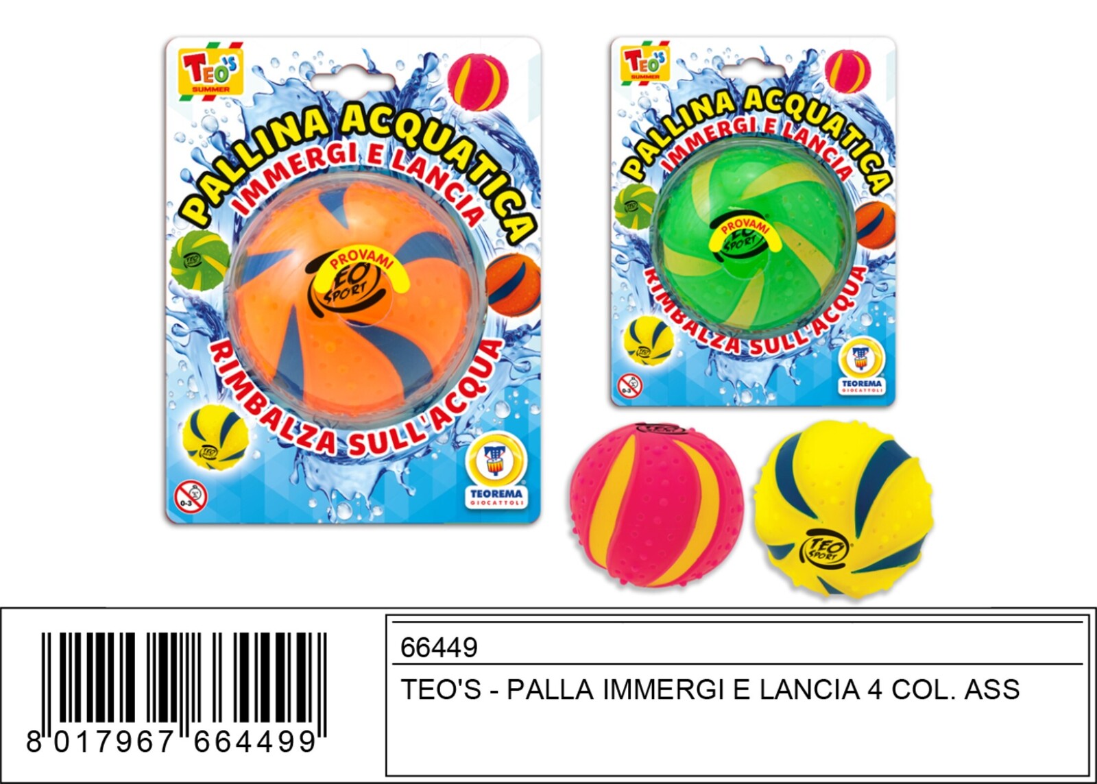 PALLA IMMERGI E LANCIA