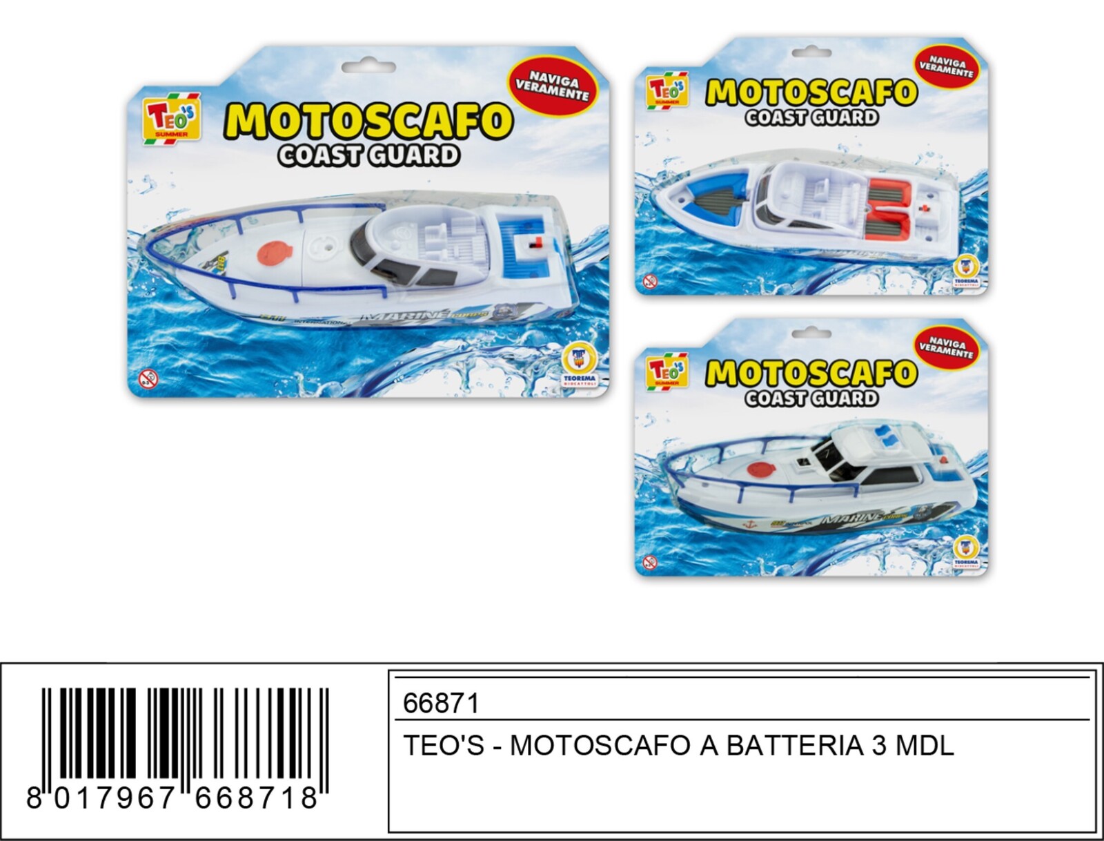 MOTOSCAFO A BATTERIA 
