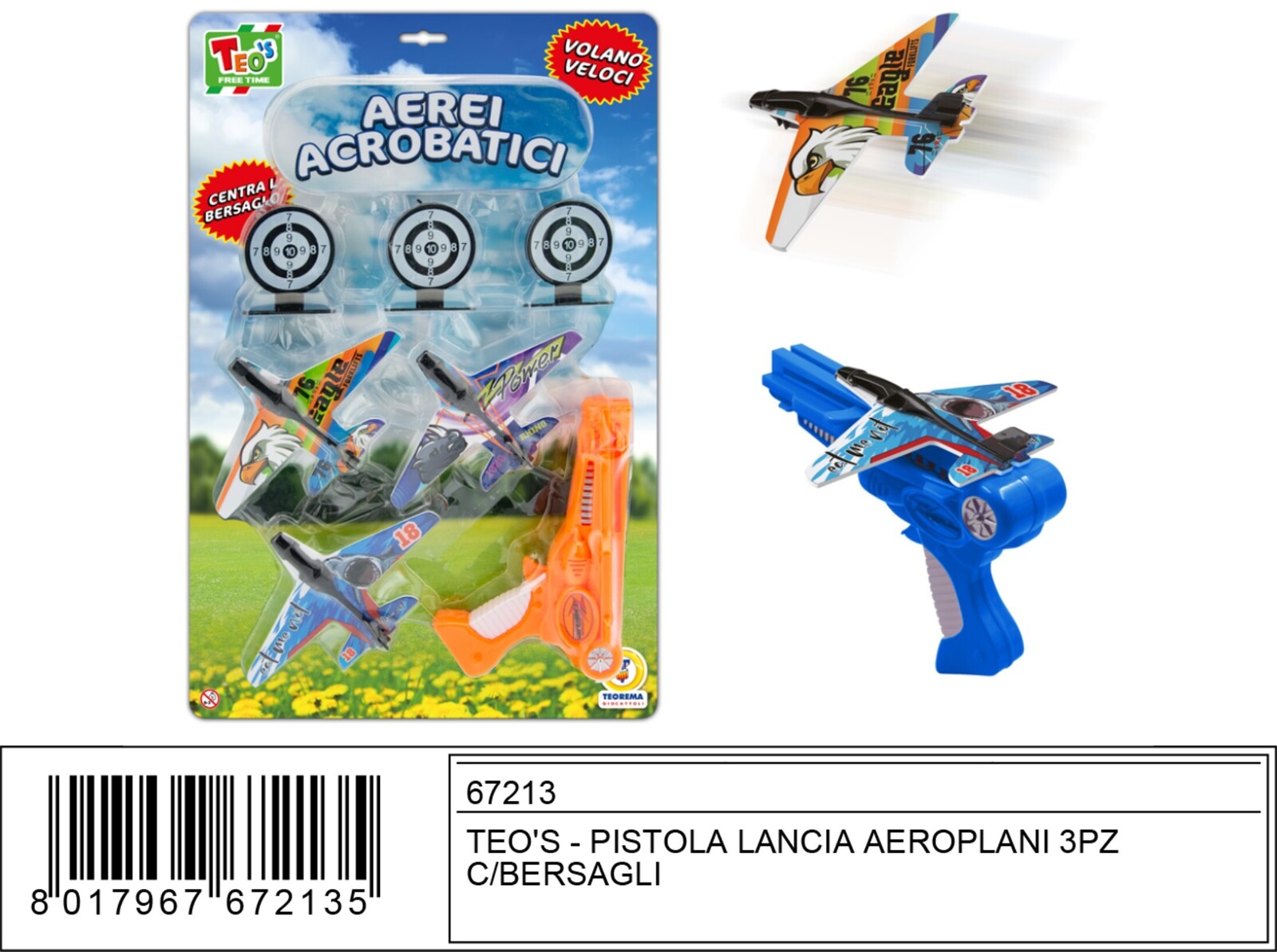 PISTOLA LANCIA AEROPLANI