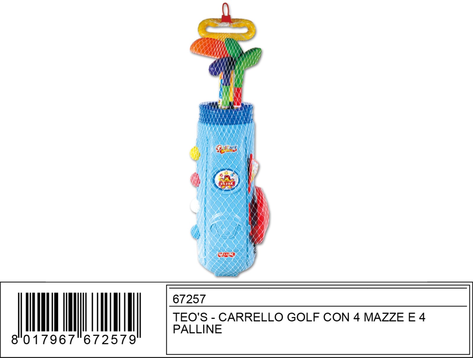 CARRELLO GOLF C/4 MAZZE 