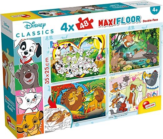 DISNEY PUZZLE MAXIFLOOR 4X48 CLASSIC MIX