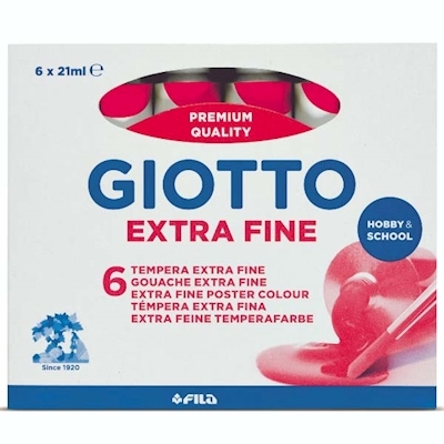 TEMPERA  GIOTTO ML21 MAGENTA 6PZ