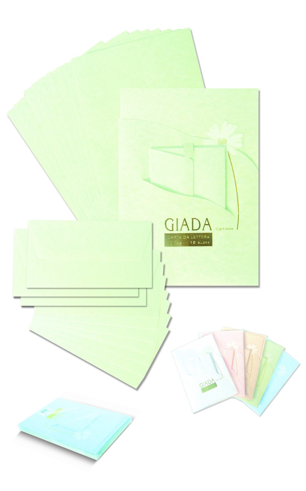 CARTA LETTERA 10/10 GIADA CF. 5 PZ