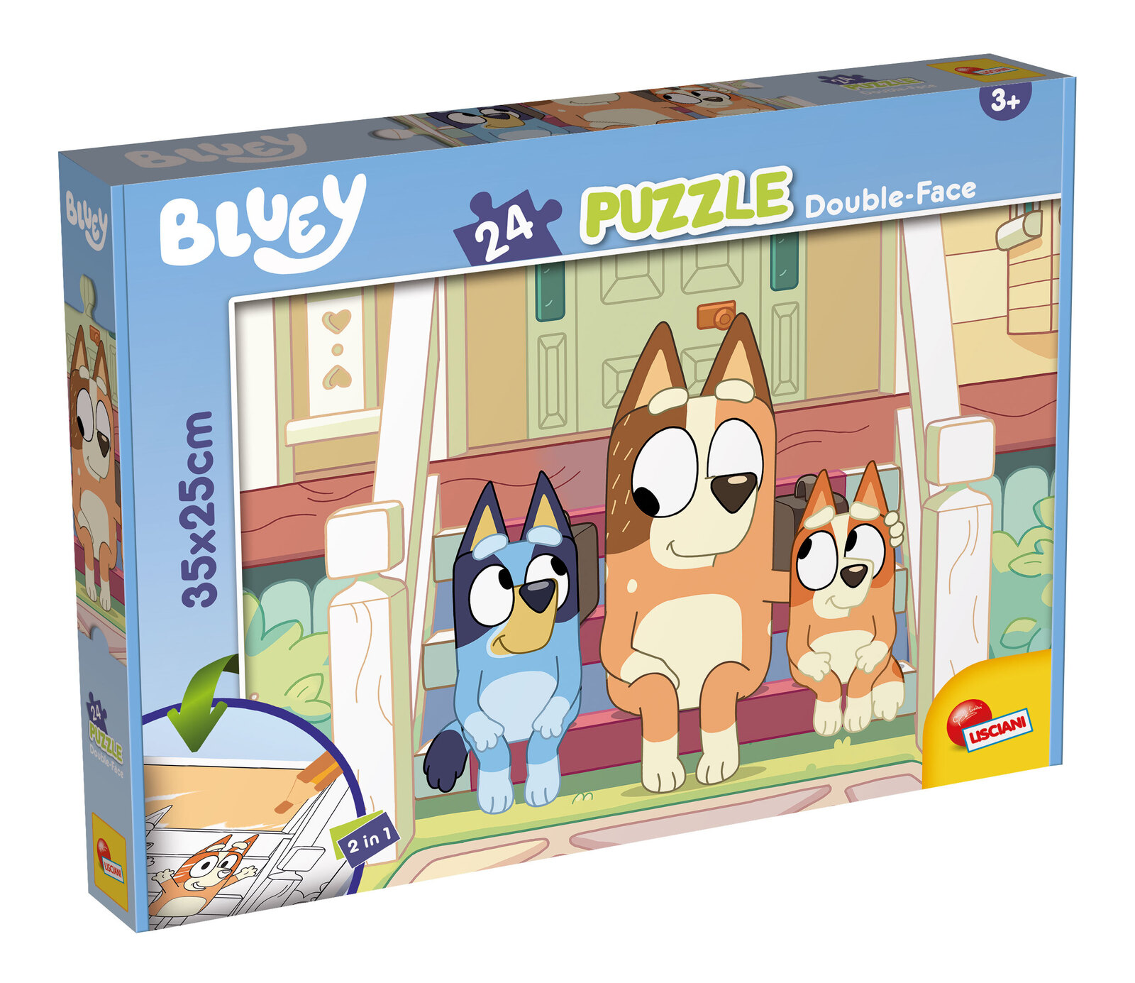 BLUEY  PUZZLE DF M-PLUS 24