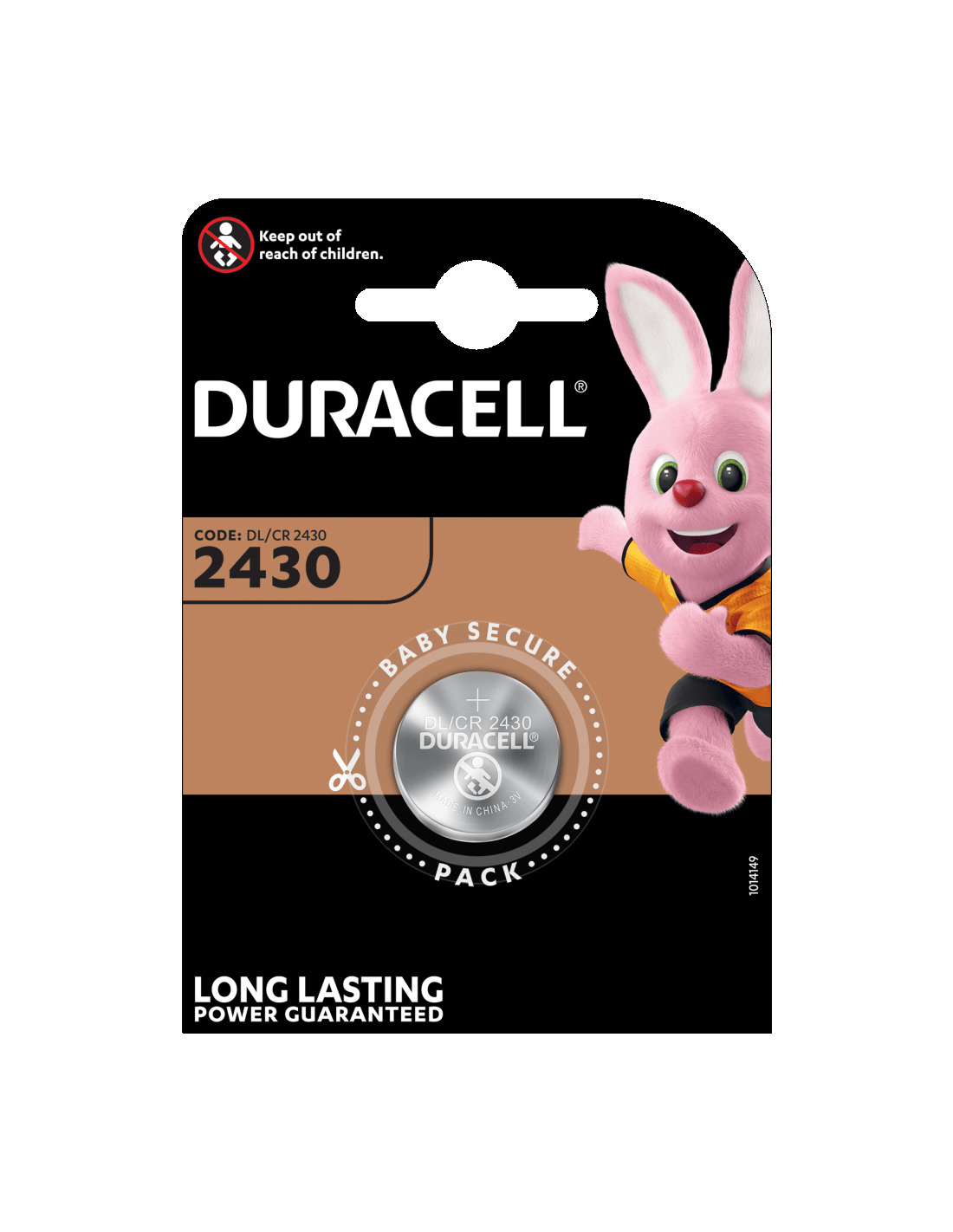 PILA DURACELL PASTIGLIA  2430