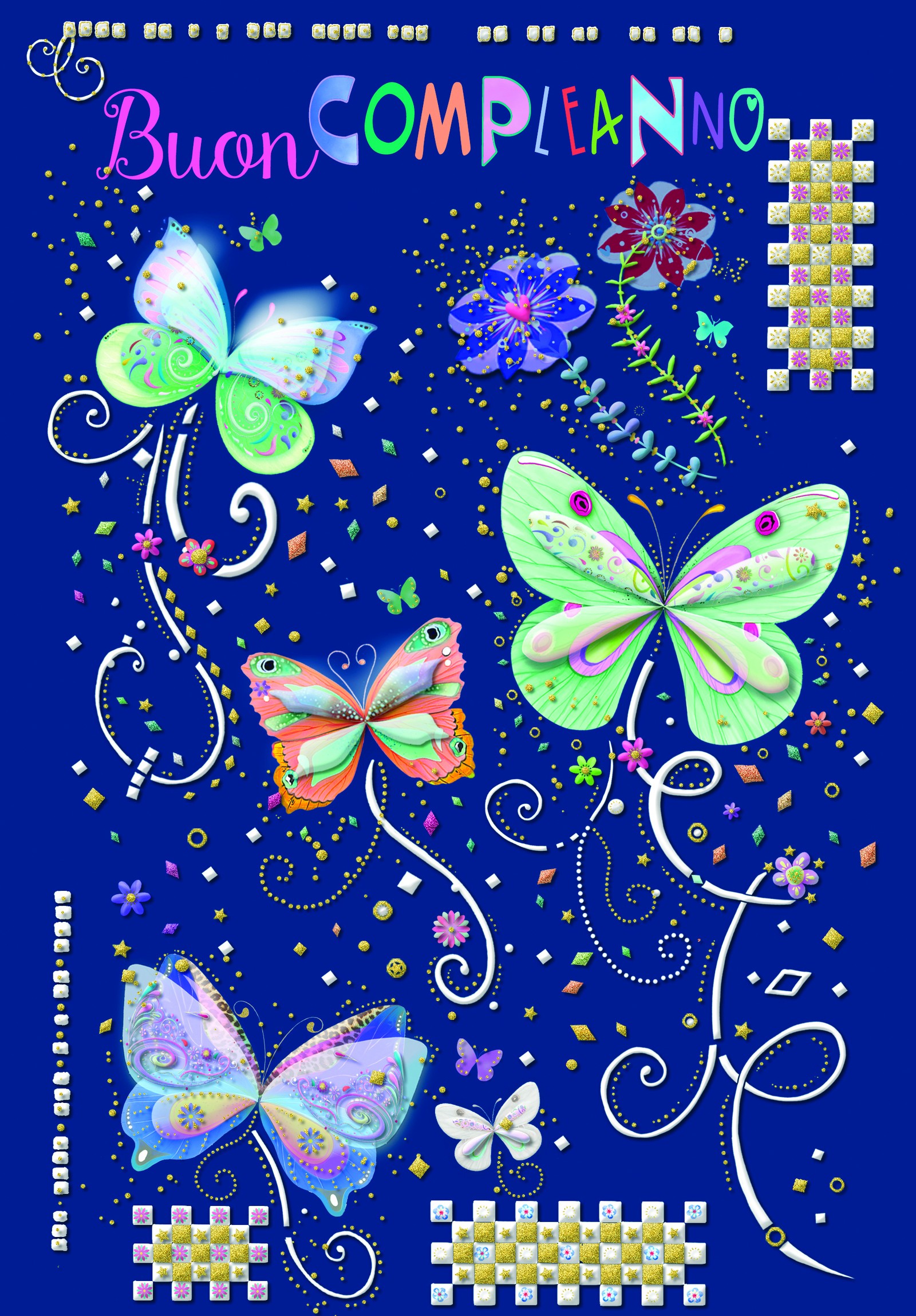SC.12 BIGLIETTO BUON COMPLEANNO P/SOLDI
