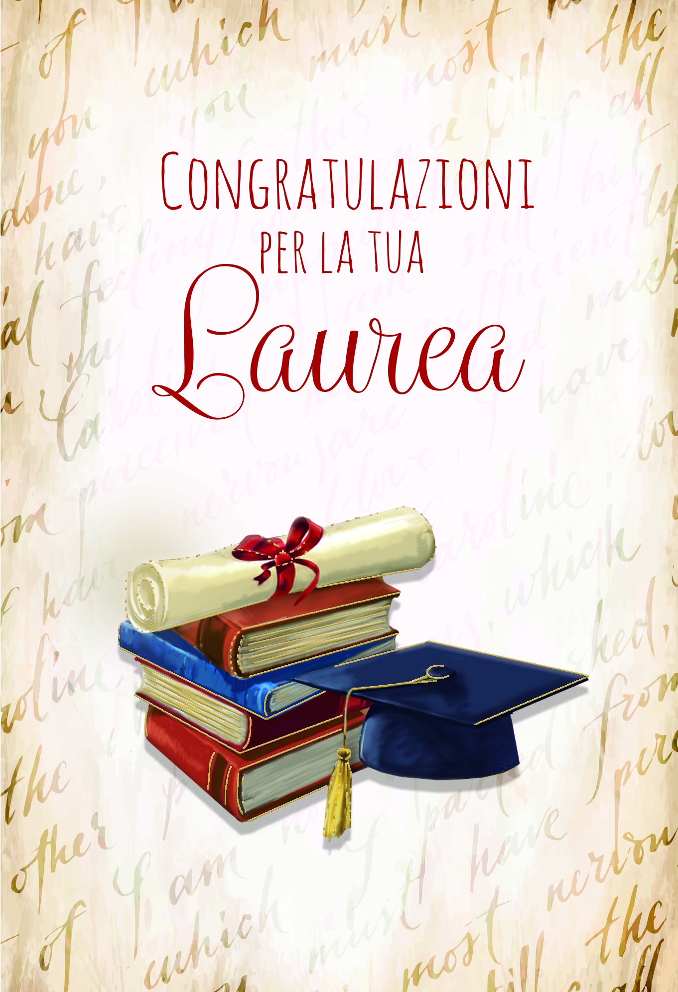 SC.12  BIGLIETTO LAUREA RILIEVO