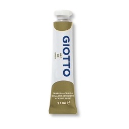 TEMPERA  GIOTTO 21ML  ORO 6PZ