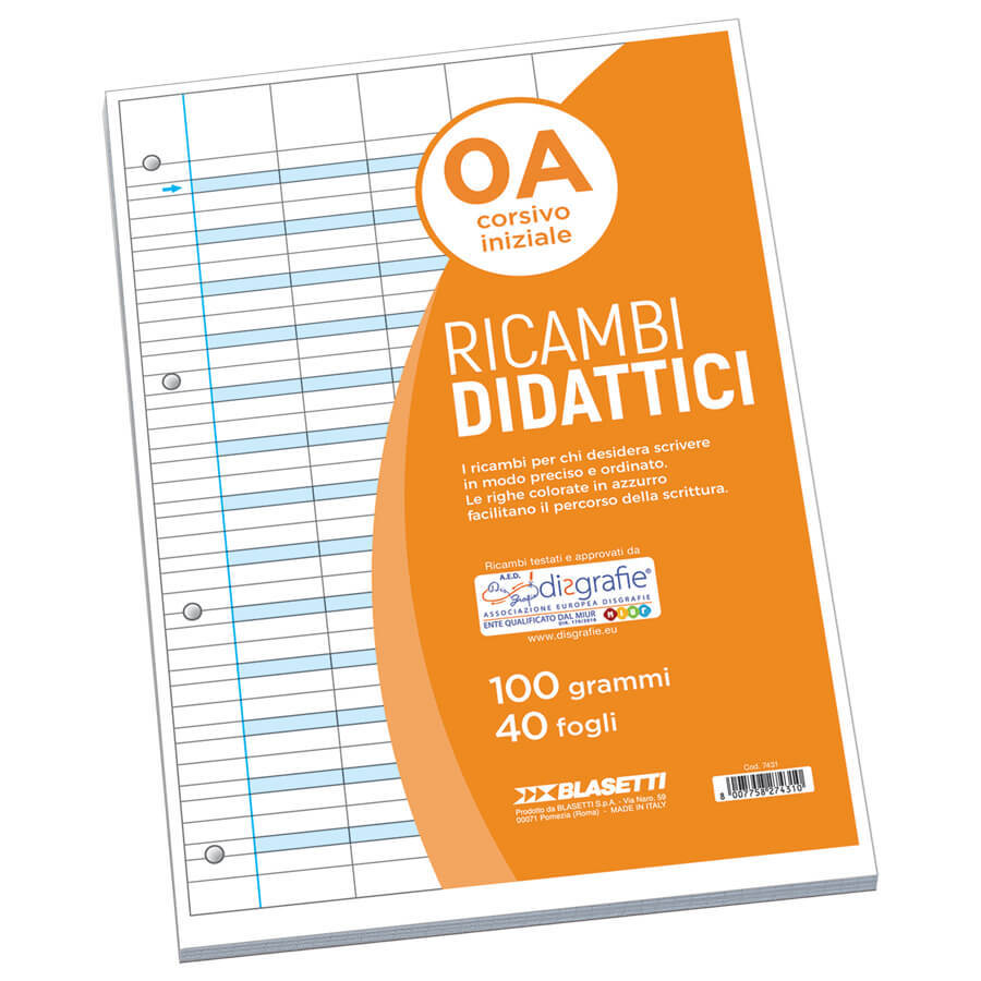 RICAMBIO RINF. A4  DISGRAFICI 100 GR  A