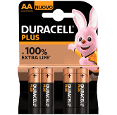 PILA DURACELL STILO AA PLUS BL.4