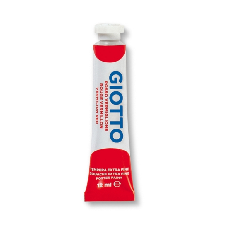 TEMPERA GIOTTO 12ML ROSSO 6PZ