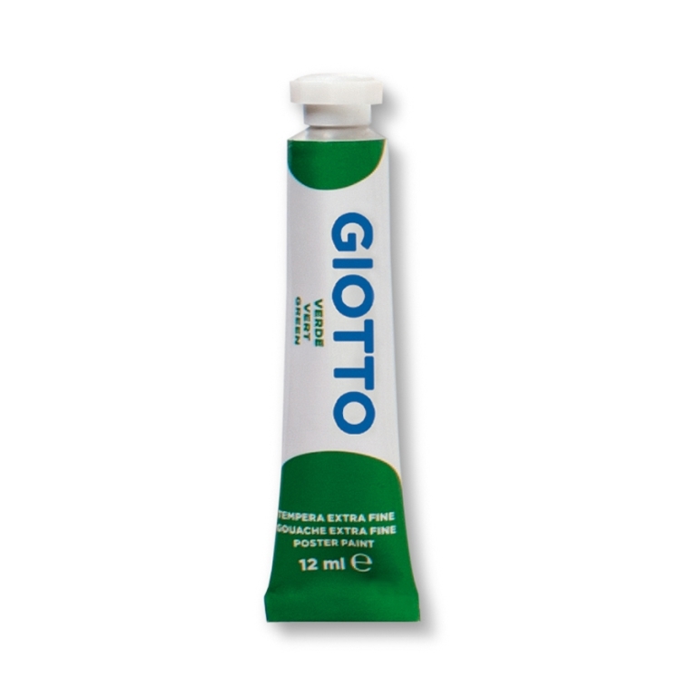 TEMPERA GIOTTO 12ML VERDE 6PZ