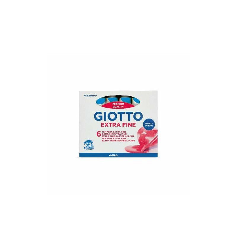 TEMPERA  GIOTTO 21ML  CYANO 6PZ 