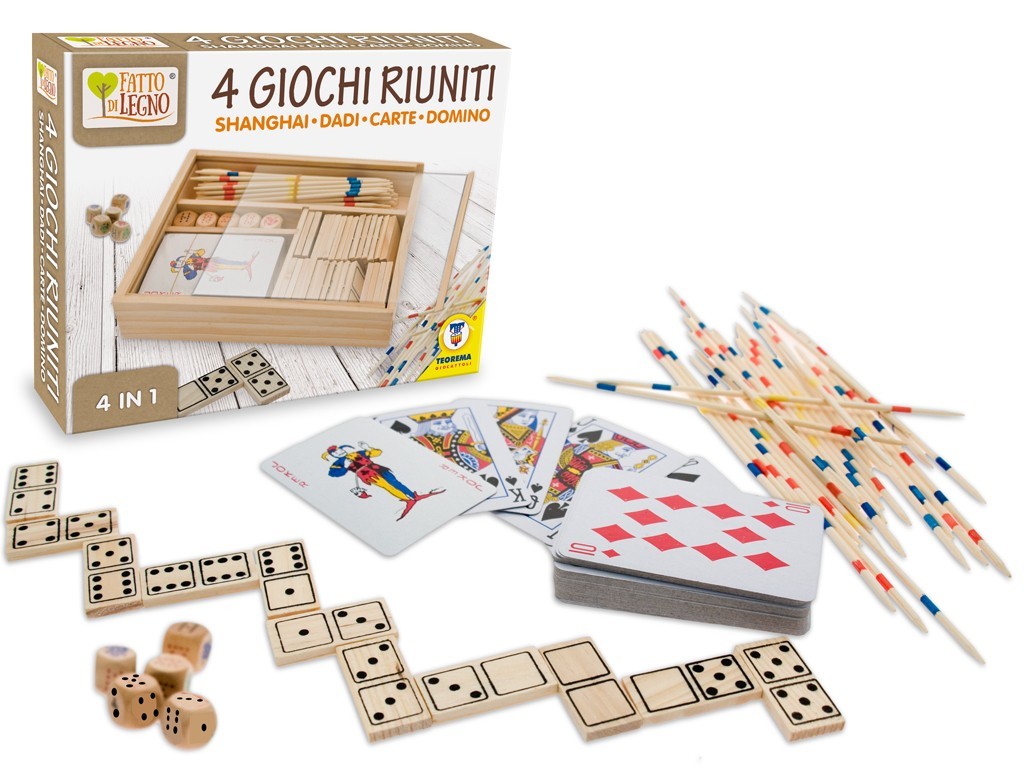 FATTO DI LEGNO 4 GIOCHI