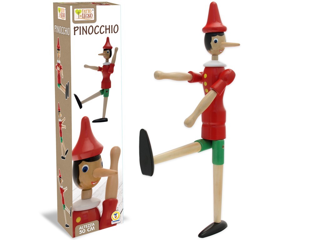 FATTO DI LEGNO - PINOCCHIO H.50CM