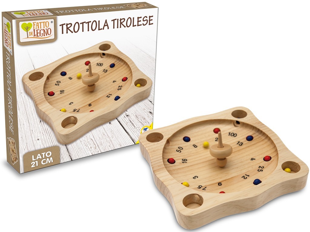 TROTTOLA TIROLESE DIAM 22CM LEGNO