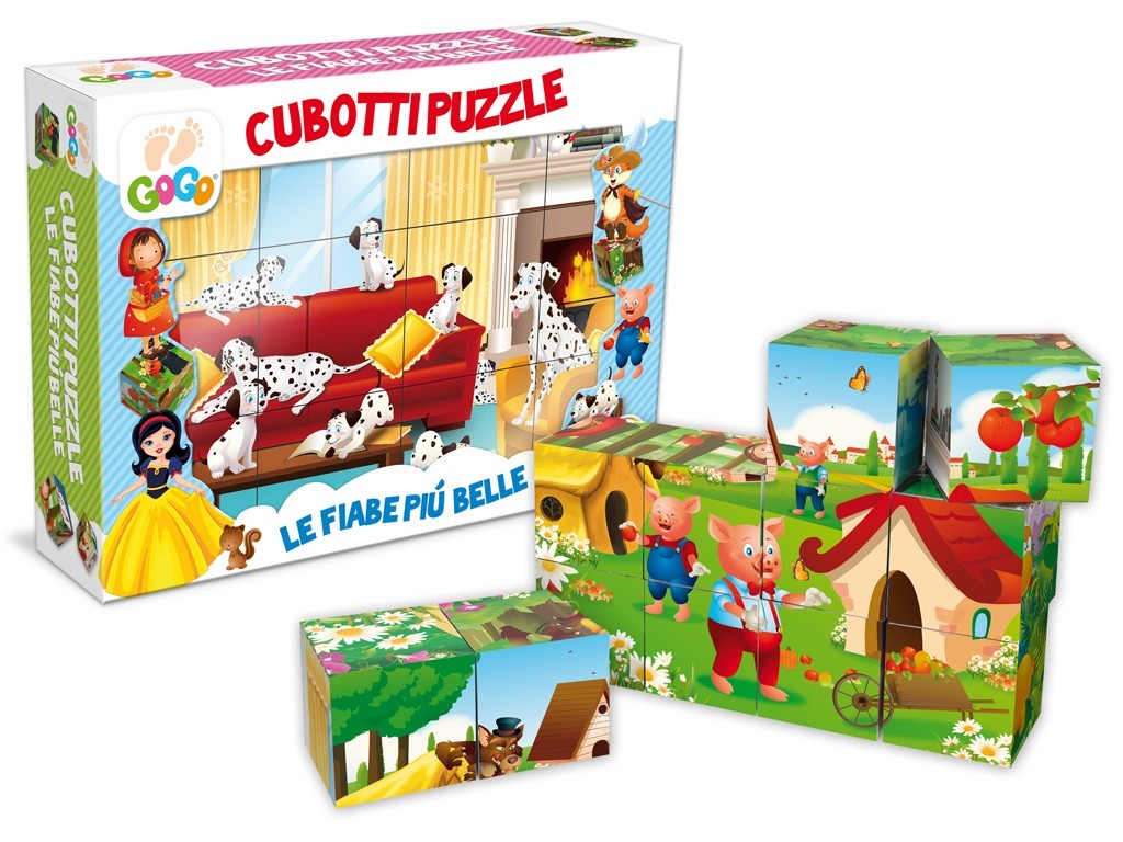 GOGO CUBOTTI PUZZLE FIABE 