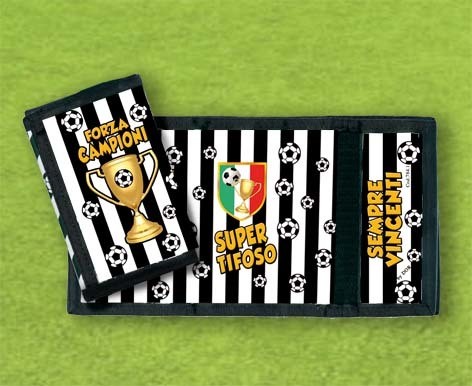 PORTAFOGLIO SPORT BIANCONERO    