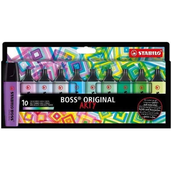 EVID. STABILO BLISTER 10 COLORI FREDDI