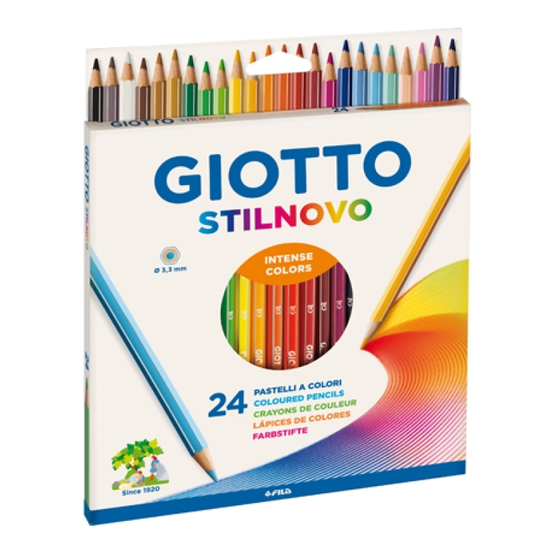 PASTELLO GIOTTO STILNOVO 24 COLORI