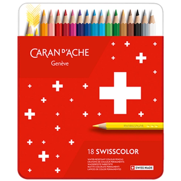 PASTELLO CARAN D'ACHE SWISSCOLOR 18PZ