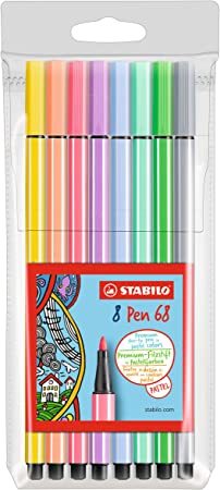 PENNARELLI STABILO PEN68 BRILL 8 PZ